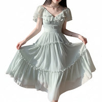 Chiffon Suspender Dress For Women