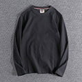 Solid-color Washed Pullover Base Shirt