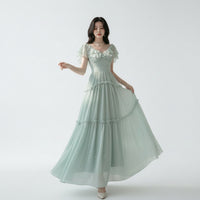Chiffon Suspender Dress For Women