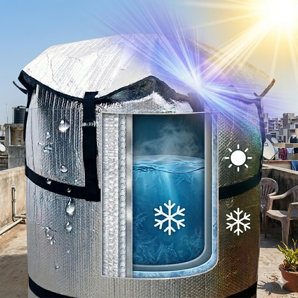 Premium Thermal Water Tank Jacket | UV Protected Insulation Cover