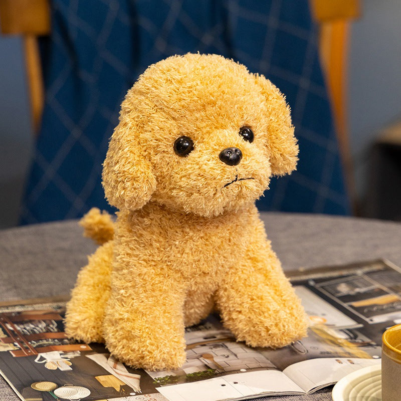 Simulation Curly Teddy Bear Doll Plush Toy