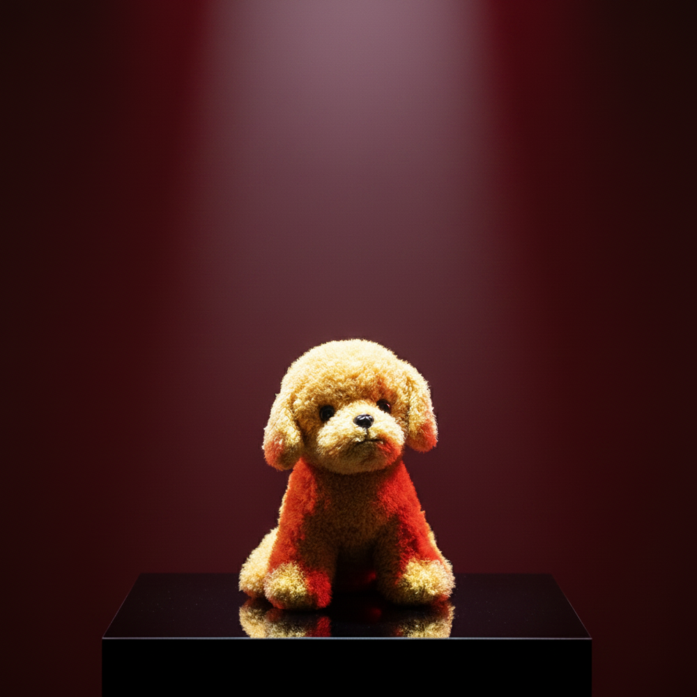 Simulation Curly Teddy Bear Doll Plush Toy