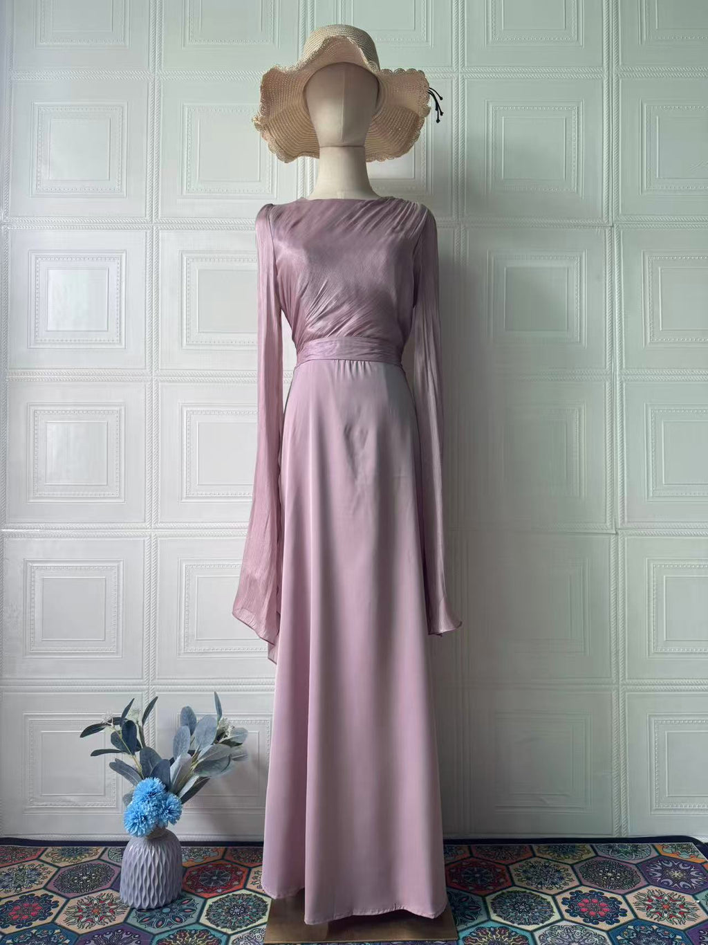 Polyester Long Sleeve Dress Dress Women