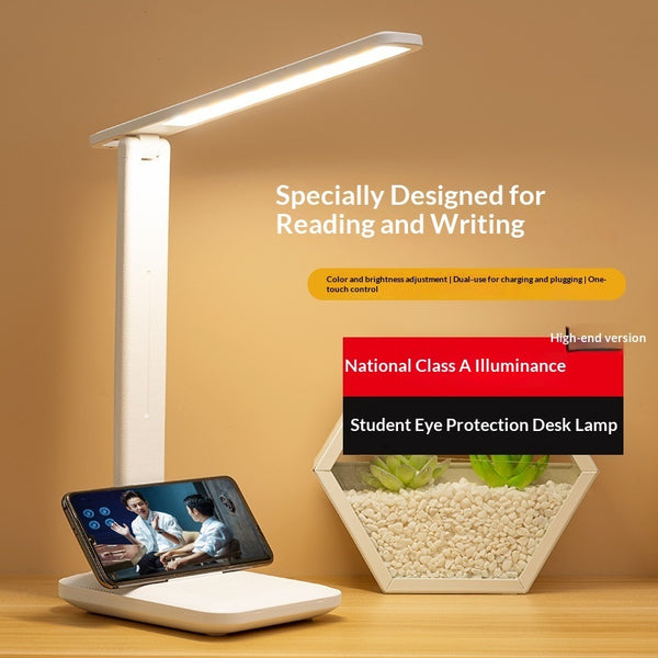 Touch-Control Eye-Care Desk Lamp With Dimming And Color-Tuning Features