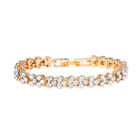 Fashionable Roman-Style Diamond-Encrusted Womens Watch