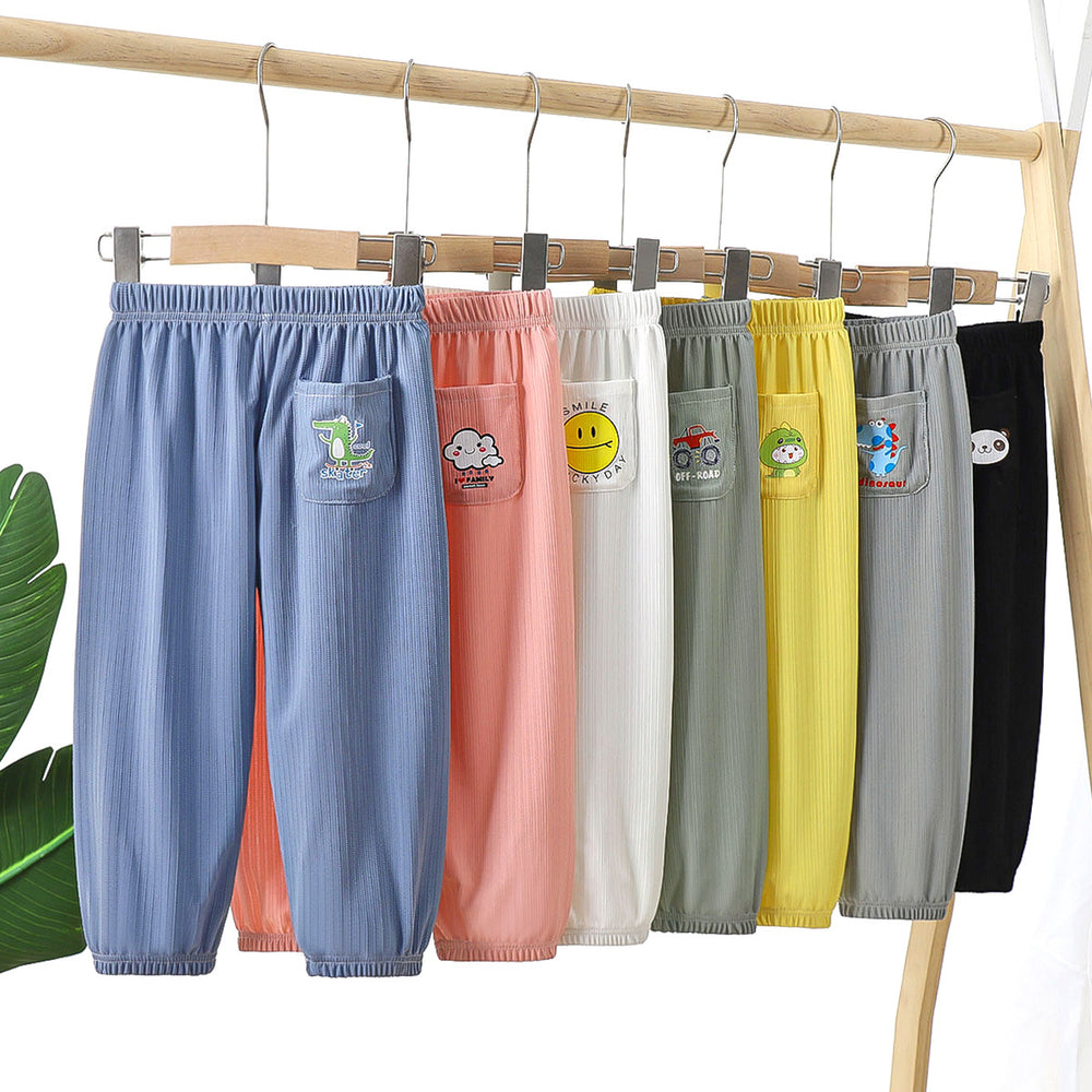 Children's Anti-mosquito Pants Summer Breathable Cartoon Trousers