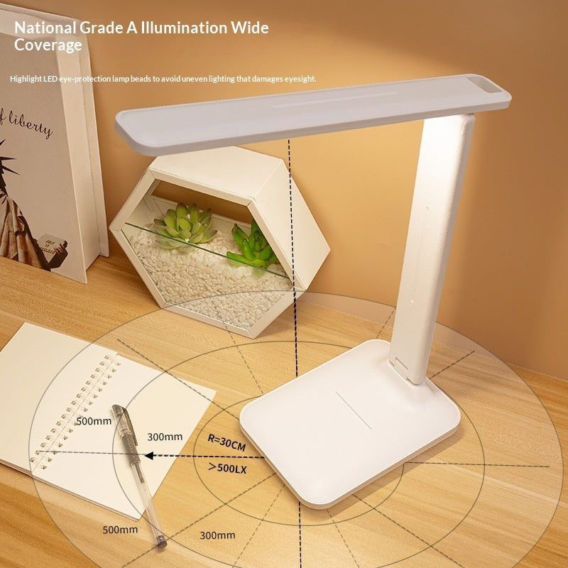 Touch-Control Eye-Care Desk Lamp With Dimming And Color-Tuning Features