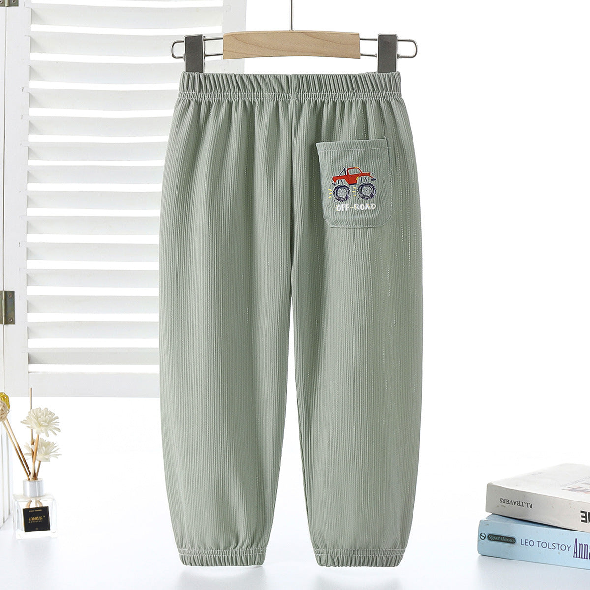 Children's Anti-mosquito Pants Summer Breathable Cartoon Trousers