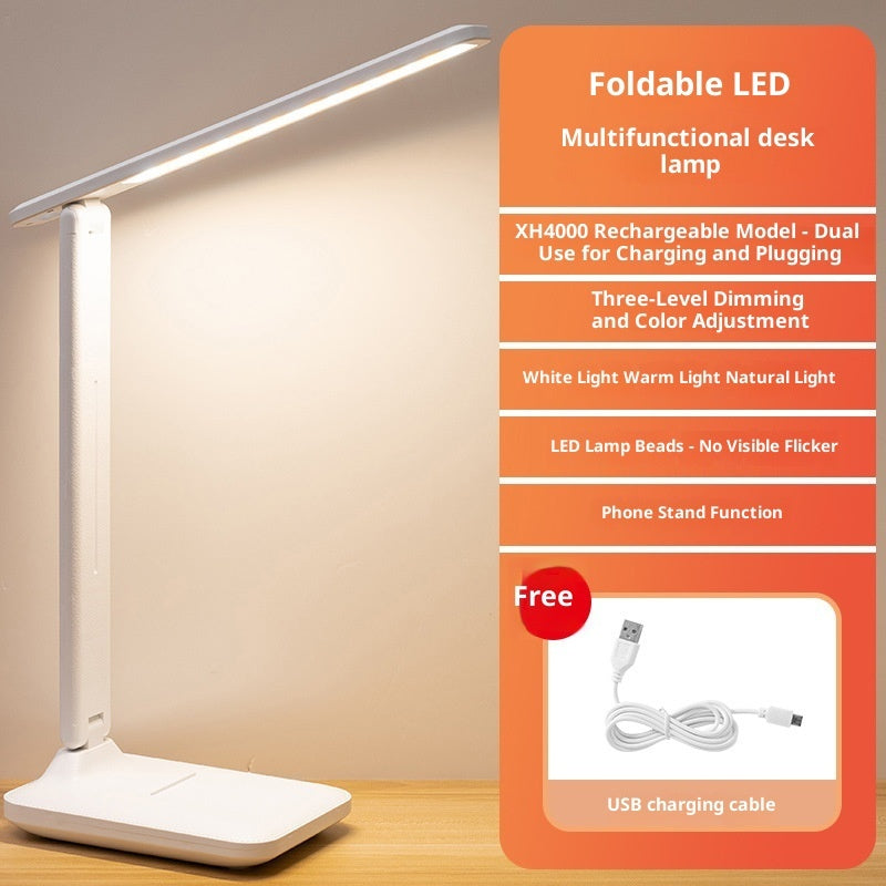 Touch-Control Eye-Care Desk Lamp With Dimming And Color-Tuning Features