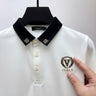 Lapel Short-sleeved T-shirt Versatile Polo Shirt Men
