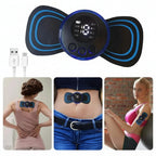 Portable USB Neck Massager Electric Neck Massager Automatic Massage Enhancer Mini Cervical Massager EMS Lymphatic Drainage Massage with Cable