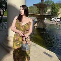 Cross Suspended Large Dress Women