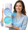 S8 Portable Dual-Fan Misting Air Cooler with Remote Control