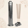Stainless Steel Agarbatti Stand with Ash Catcher – Incense Stick Holder for Home & Office (1 Pc).