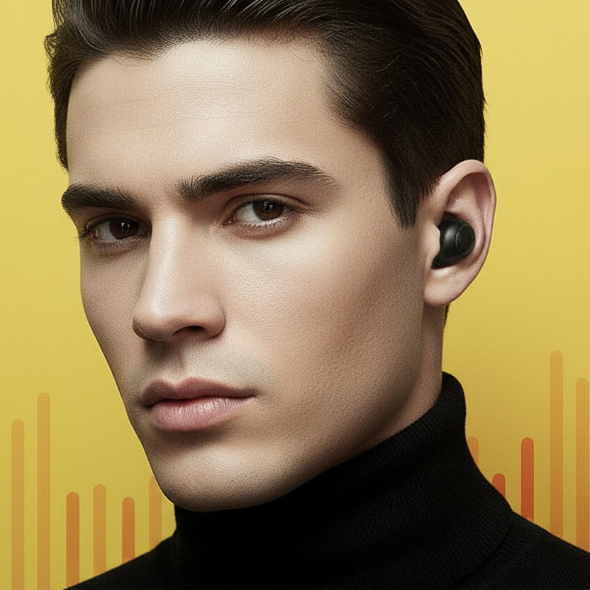 Wireless Bluetooth Headset 5.0 Binaural Stereo In-Ear Motion Waterproof
