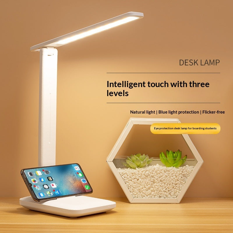 Touch-Control Eye-Care Desk Lamp With Dimming And Color-Tuning Features