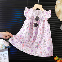 Children's Chiffon Floral Dress Children's Skirt