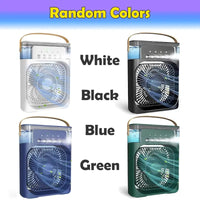 Portable Air Cooler Fan & 5-Mist Humidifier | Safe for Kids & Seniors