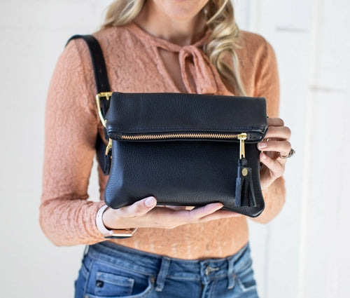 Foldover Crossbody Purse