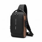 Waterproof Sling Crossbody Backpack Bag – Compact Travel Shoulder Bag for Men & Women