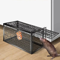Foldable Mouse Trap Squirrel Trap Small Live Animal Trap Mouse Voles Hamsters Live Cage Rat Mouse Cage Trap for Mice Easy to Catch and Release