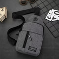Waterproof Waist Bag, Shoulder Bags USB Charging Earphone Hook Sling Travel Bag