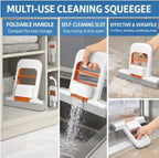 Mini Foldable Handheld Mop Self Squeezing Kitchen Wiper Cleaning Tool for Home and Car Detailing
