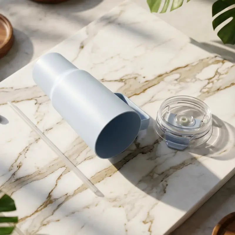 1800ml Insulated Travel Tumbler with Handle and Straw | Large-Capacity Leak-Resistant Drinkware
