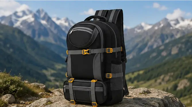 Water-Resistant Hiking & Trekking Backpack – Large Capacity Travel Rucksack with Laptop Compartment