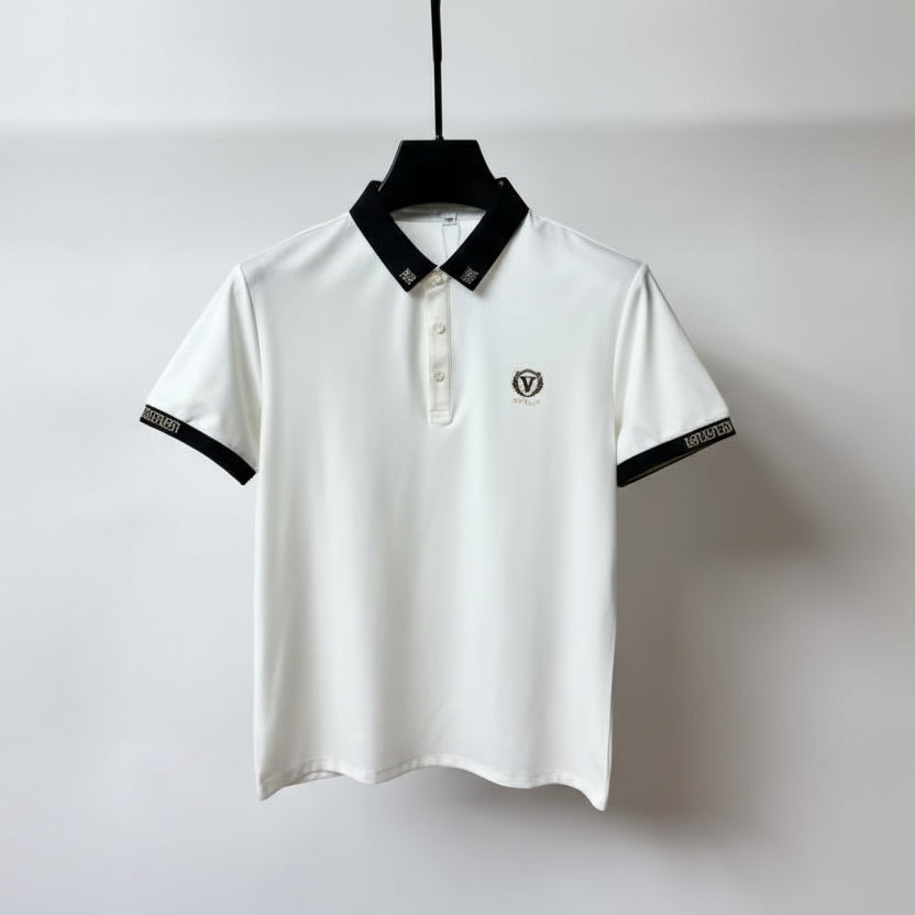Lapel Short-sleeved T-shirt Versatile Polo Shirt Men
