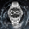 Business Casual Double Display Luminous Waterproof Watch