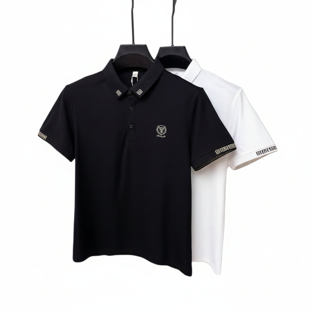 Lapel Short-sleeved T-shirt Versatile Polo Shirt Men