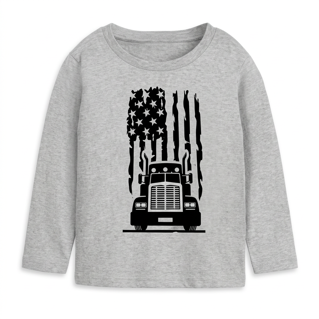 Grey graphic T-shirt