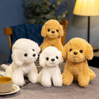 Simulation Curly Teddy Bear Doll Plush Toy