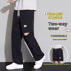American Style Detachable Overalls For Men, 2-in-1