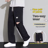 American Style Detachable Overalls For Men, 2-in-1