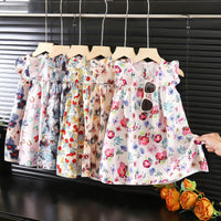 Children's Chiffon Floral Dress Children's Skirt
