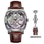 Relief-cut Hollowed-out Fully Automatic Mechanical Watch For Men