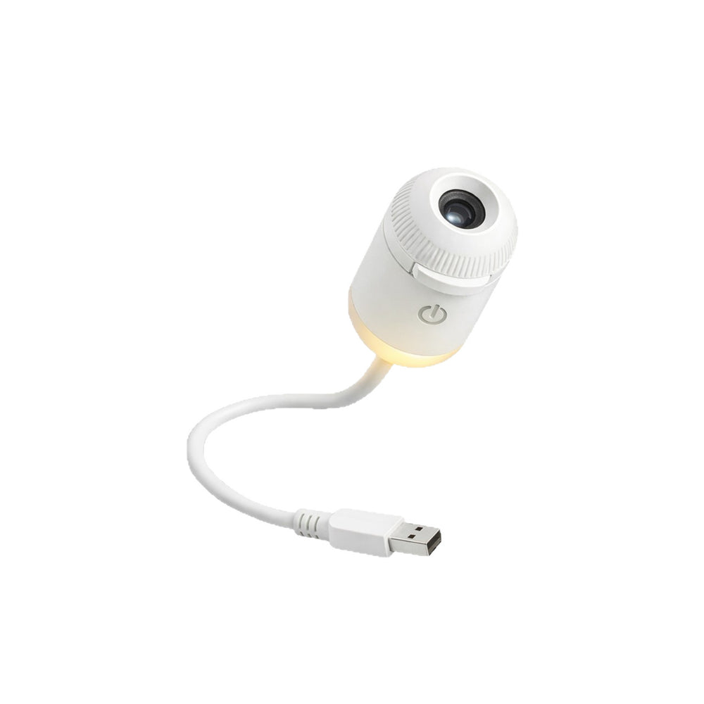Projection Night Light - USB Powered Starry Sky Lamp for Bedroom Nursery Ambient Lighting
