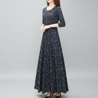 Dress Mother Dress Big Swing Dress Noble Long Skirt Women