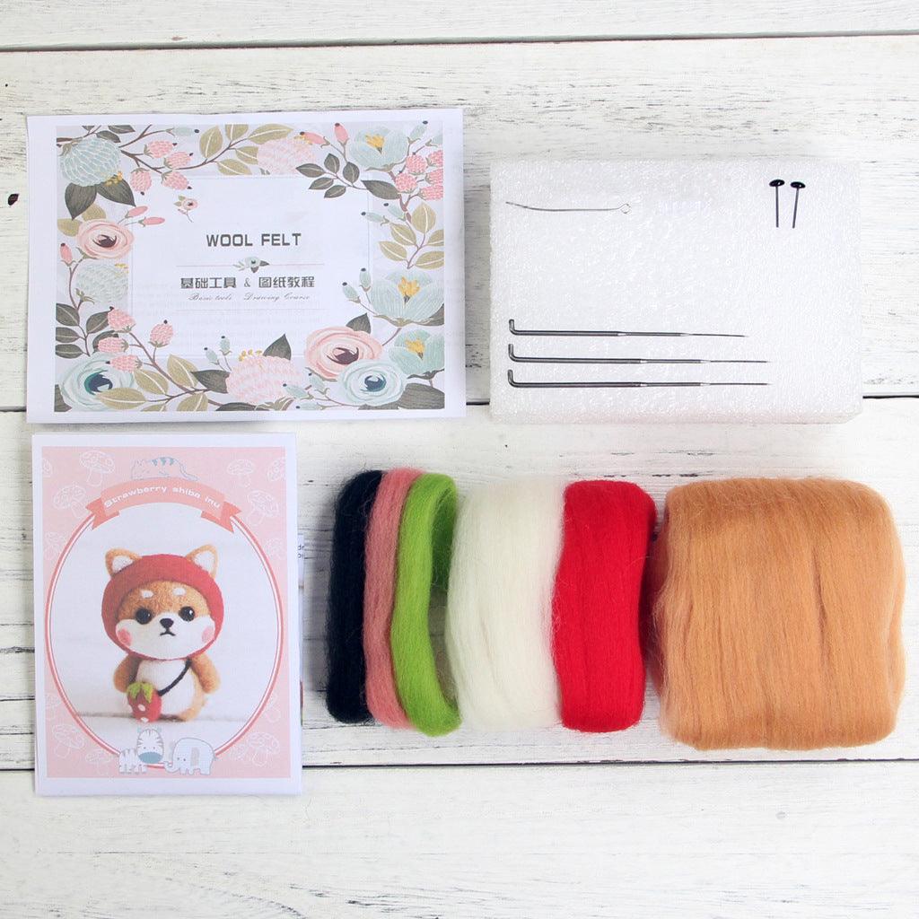 Diy Material Bag To Pass The Time Cute Plush Doll