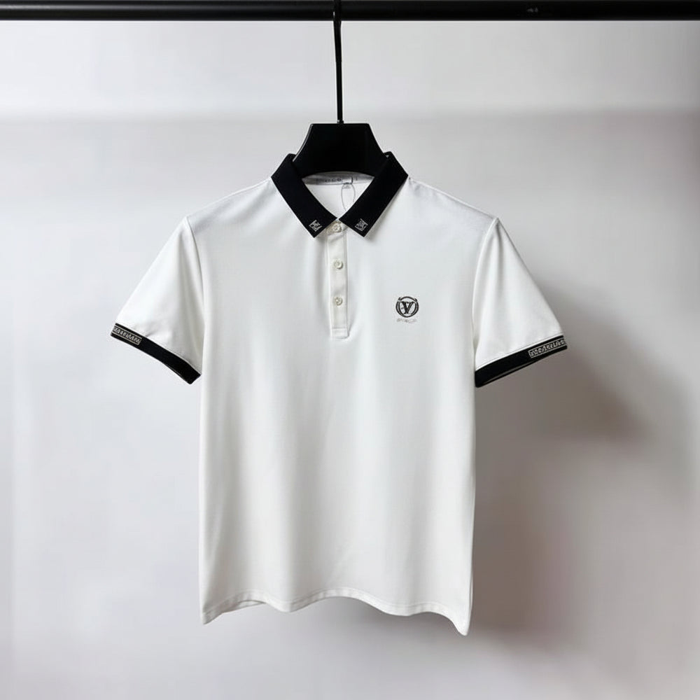Lapel Short-sleeved T-shirt Versatile Polo Shirt Men