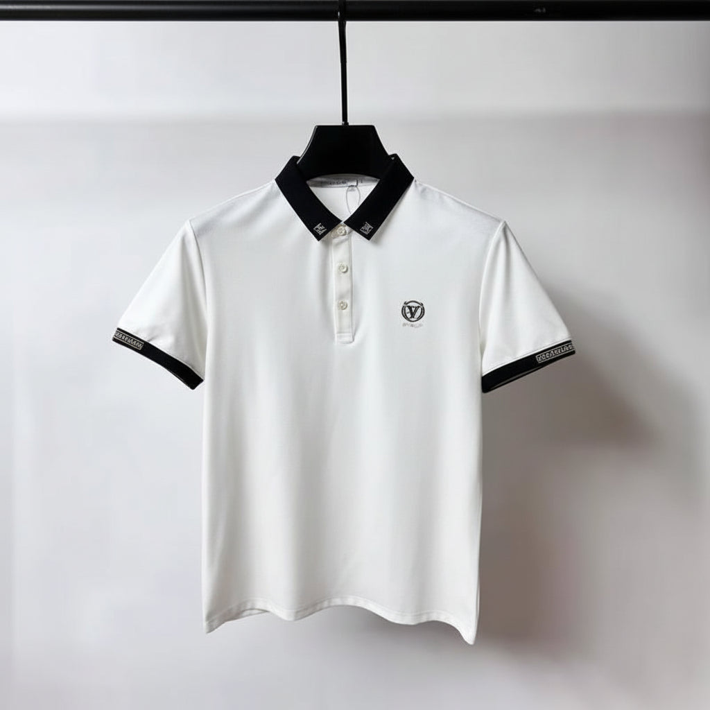 Lapel Short-sleeved T-shirt Versatile Polo Shirt Men