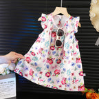 Children's Chiffon Floral Dress Children's Skirt