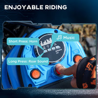 24V 350W Electric Dirt Bike Up to 15 MPH w/ Twist Grip Throttle, Blue