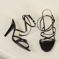 Pointed-toe Buckle Stiletto Heels For Women