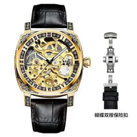 Relief-cut Hollowed-out Fully Automatic Mechanical Watch For Men