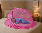 Foldable Baby Mosquito Net with Bedding – Portable Washable Infant Sleeping Bed Protector