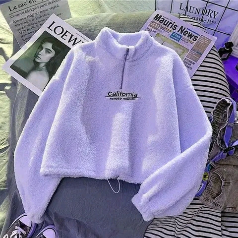 The California Collection: Cozy Quarter-Zip Fleece Pullovers | SaraoHub