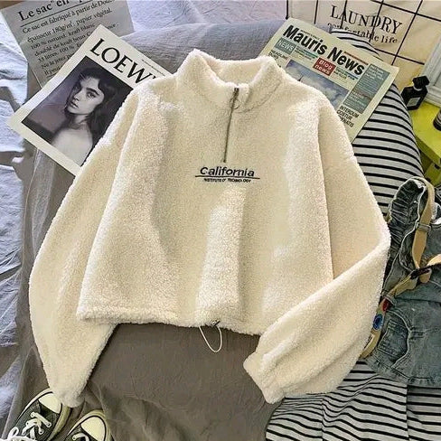 The California Collection: Cozy Quarter-Zip Fleece Pullovers | SaraoHub
